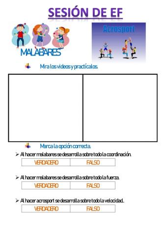 Sesión de EF MALABARES Y ACROSPORT
