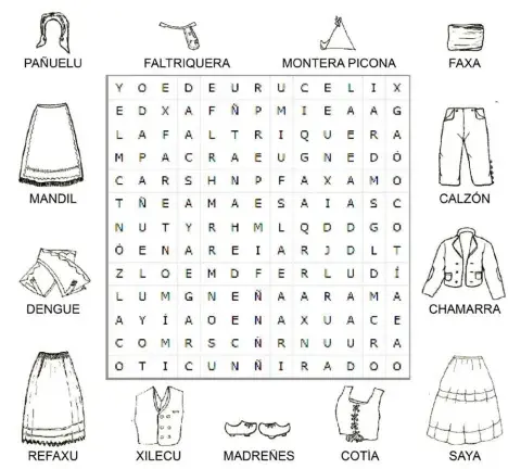 Ropa tradicional asturiana