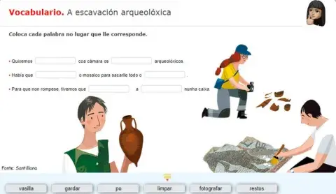 A escavación arequeolóxica