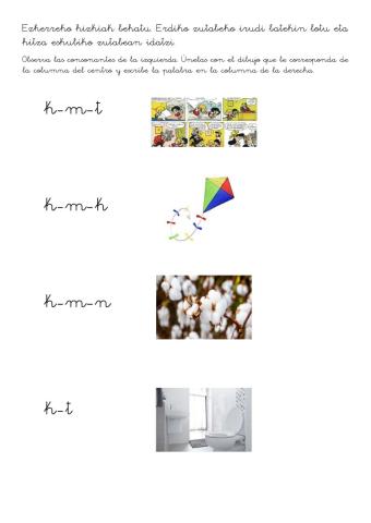 Entzun, lotu eta idatzi