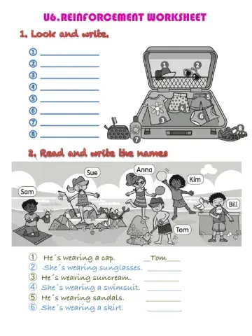 Reinforcement: vocabulary and grammar