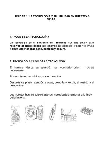 TECNOLOGÍA. ¿Qué es y para qué sirve?