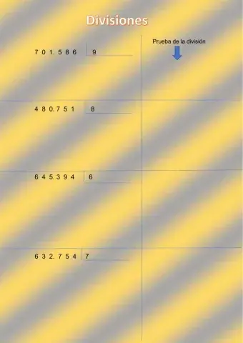Divisiones