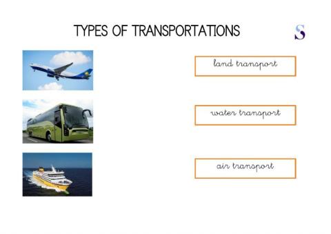 Types of transportations