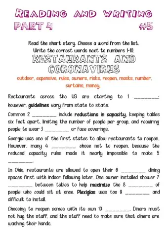 Reading and writing 4-05