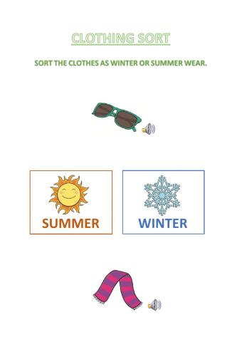 Clothing sort