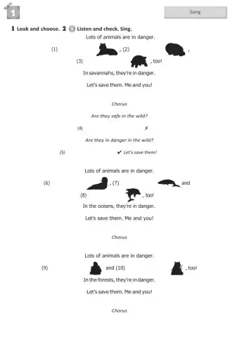 3rd Primary - Review Song Unit 1