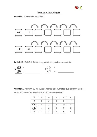 Fitxa repàs matemàtiques