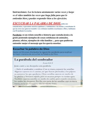 Parábola del sembrador