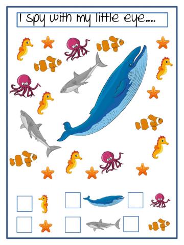 I spy under the sea