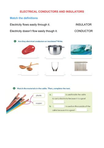Electrical Conductors and Insulators