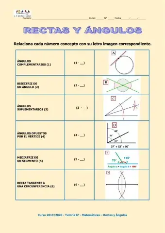 Rectas y Ángulos