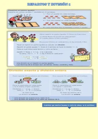 Repartos y división 1