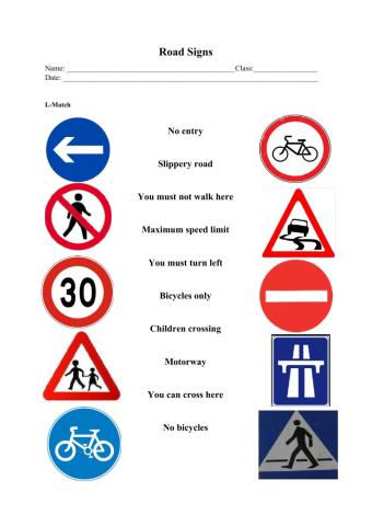 Road signs