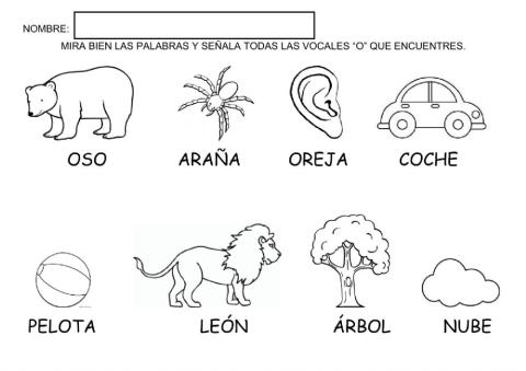 Discriminación escrita O
