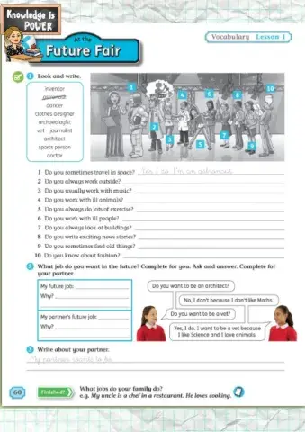 At the future fair (vocabulary)(AB)