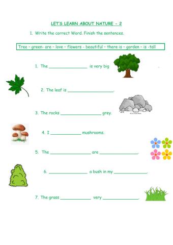 Let's learn about nature-2