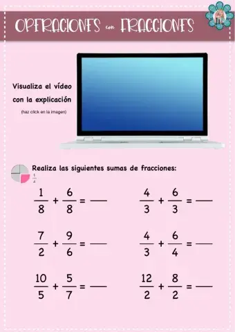 Suma y resta Fracciones