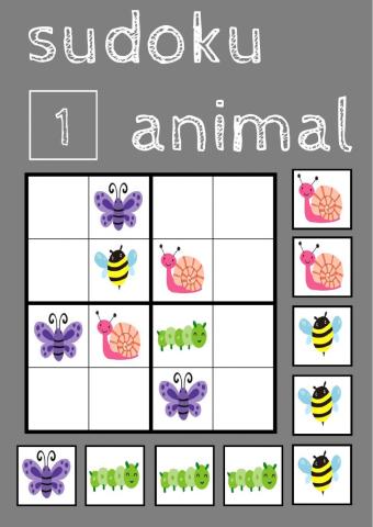 Sudoku animal 1