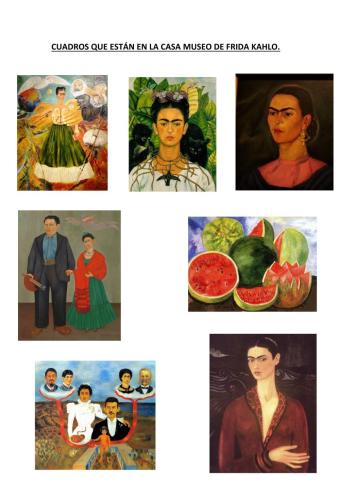 Cuadros Museo Frida