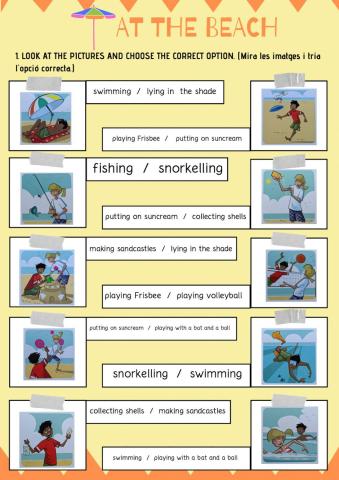 Unit 6. at the beach