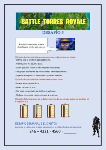 Desafío 5 (Battle Torres Royale)