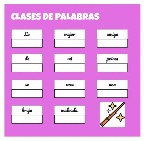 Clases de palabras II
