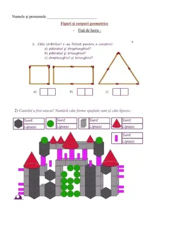 Figuri si corpuri geometrice