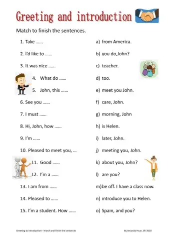 introduction-match to finish