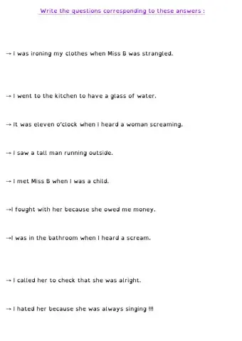 Ask the right questions