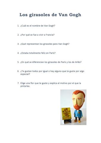 Los girasoles de Van Gogh