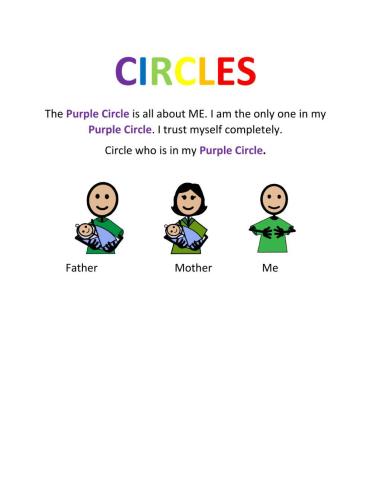 Circles worksheet