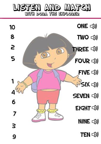 Number - Listen and match