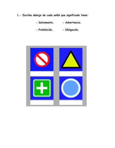 Señales de seguridad