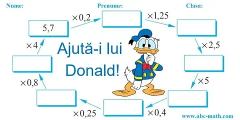 Fișă. Numere zecimale