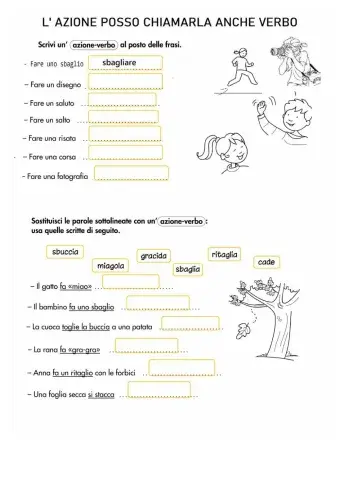 26 - L' azione è un verbo