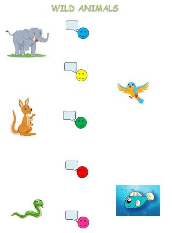 INFANTIL:  WILD ANIMALS 3 AÑOS