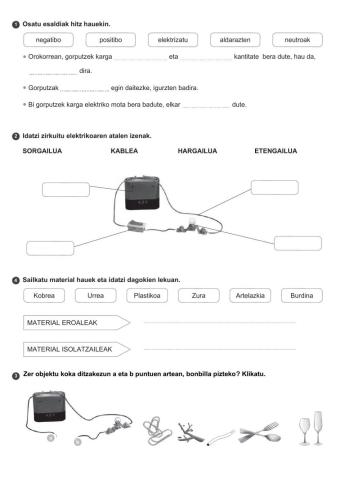 Elektrizitatea eta korronte elektrikoa