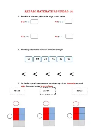 Repaso Mate Unidad 14