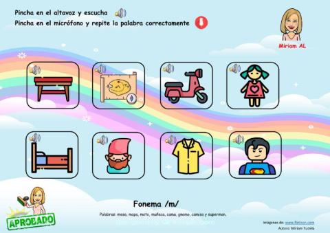 Articulación fonema -m-