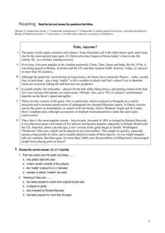 Reading Comprehension