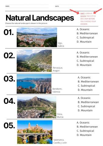 Natural Landscapes in Spain