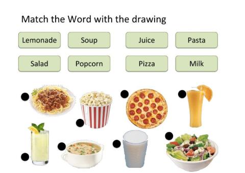 At the fair - Match the word and drawing