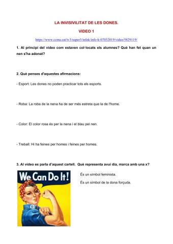 Invisibilitat de les dones