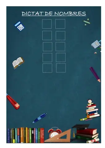 Dictat de nombres