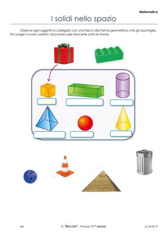 I solidi nello spazio