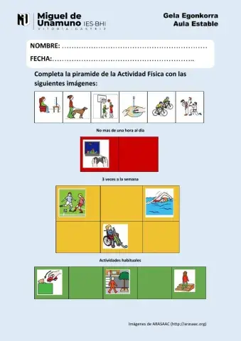 La piramide de la Actividad física