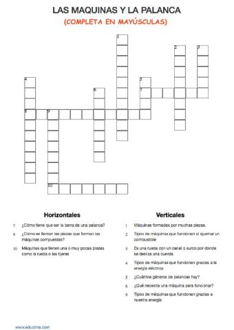 Las máquinas y la palanca