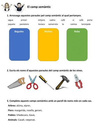 Lèxic: el camp semàntic