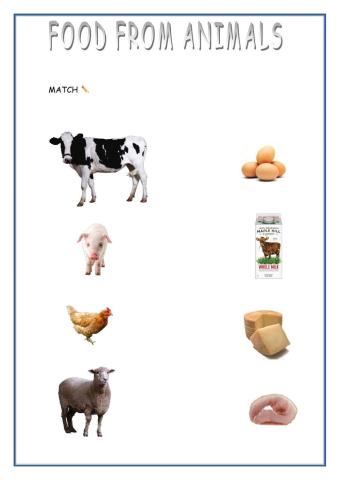 Food from animals